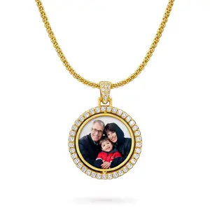 Custom Photo Necklace – Personalized Double-Sided Pendant