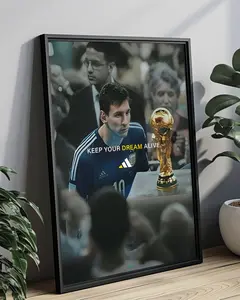 LEO MESSI - KEEP YOUR DREAM ALIVE Poster ( Unframed - Print Only )