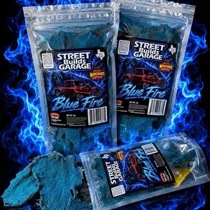 Street Builds Garage Carne Seca Snack, Blue Fire Flavor, 2oz