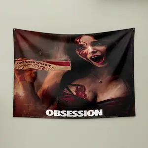 Obsession Movie Tapestry, Wall Art Decor, Room Decoration, Movie Poster