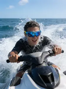 Polarized Sports Sunglasses – Waterproof & Shatterproof for Cycling, Fishing, Driving, Hiking. Lightweight Comfort for Daily Wear.