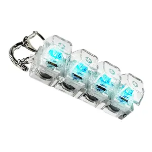 Clicky LED Fidget Keychain | Stress Relief Mechanical Switch Toy for ADHD