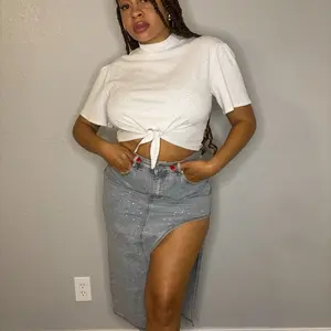 Studded White Top