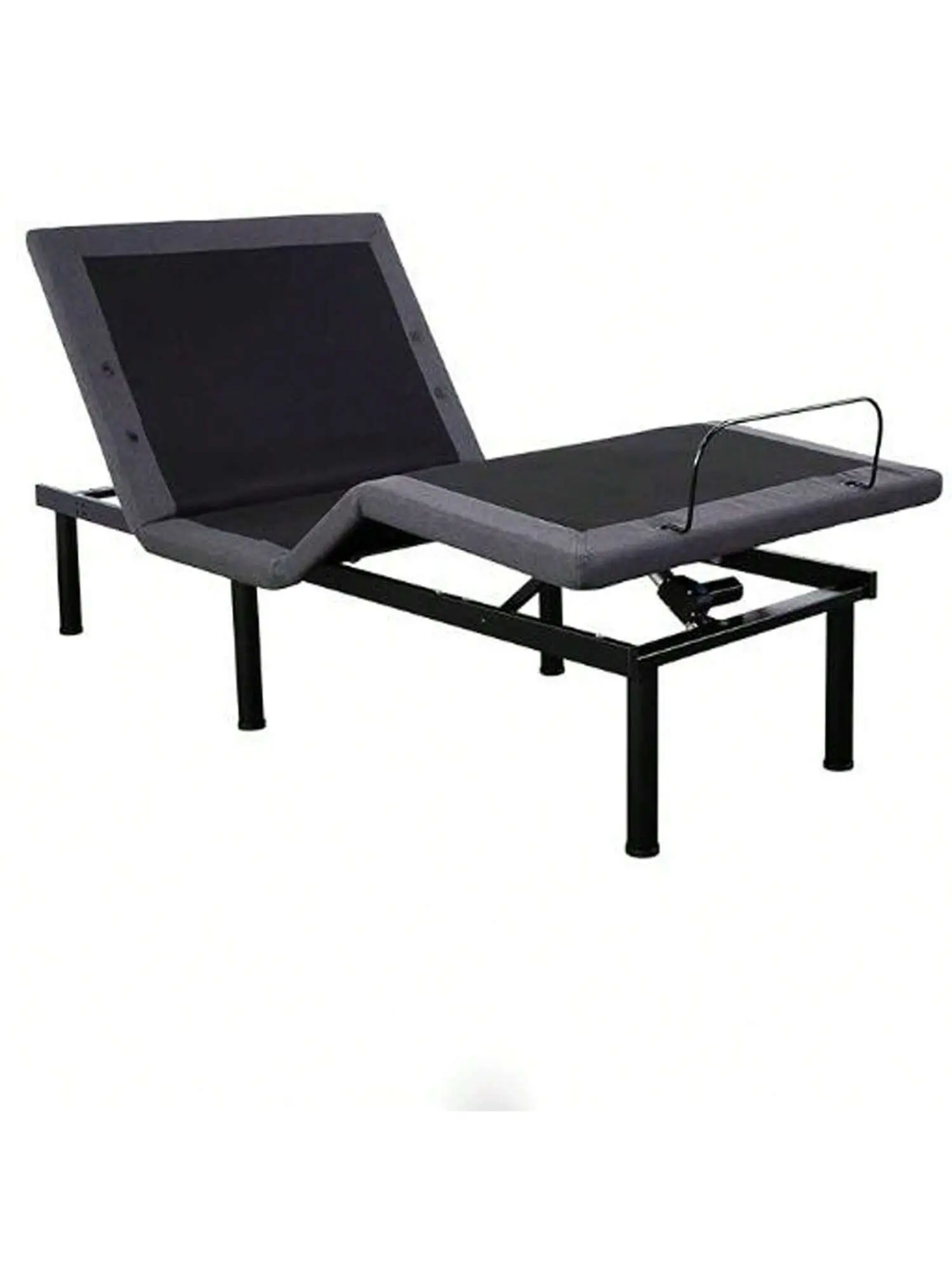 【Christmas Gift】Black Twin XL Motorized Adjustable Bed Frame, Electric Bed Base with Wireless Remote, 1 USB Port, Head & Foot Incline, Anti-Snore Function, Motorized Bed