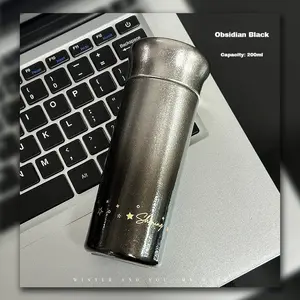 200ml Premium Pure Titanium Mini Vacuum Insulated Bottle, Portable Leak-Proof Water Flask for Women ，Keeps Drinks Hot for 12 Hours & Cold for 24 Hours. Perfect for Office, Home, Gatherings, School, Travel and Daily Hydration. An Ideal Gift.