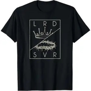 100% Cotton Vintage Retro Jesus Christian Lord & Savior graphic T-Shirt