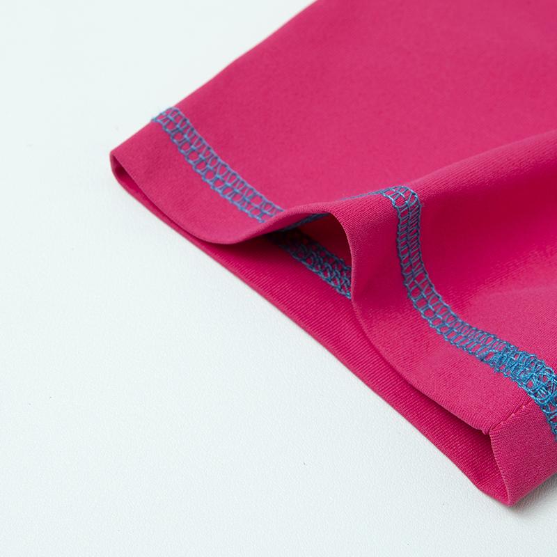 Targeted development five-pack summer women’s quick-dry sports T-shirts featuring contrasting quick-dry designs, short sleeves, elastic breathable fabric, crew neck—ideal for jogging, workouts, fitness, and yoga.