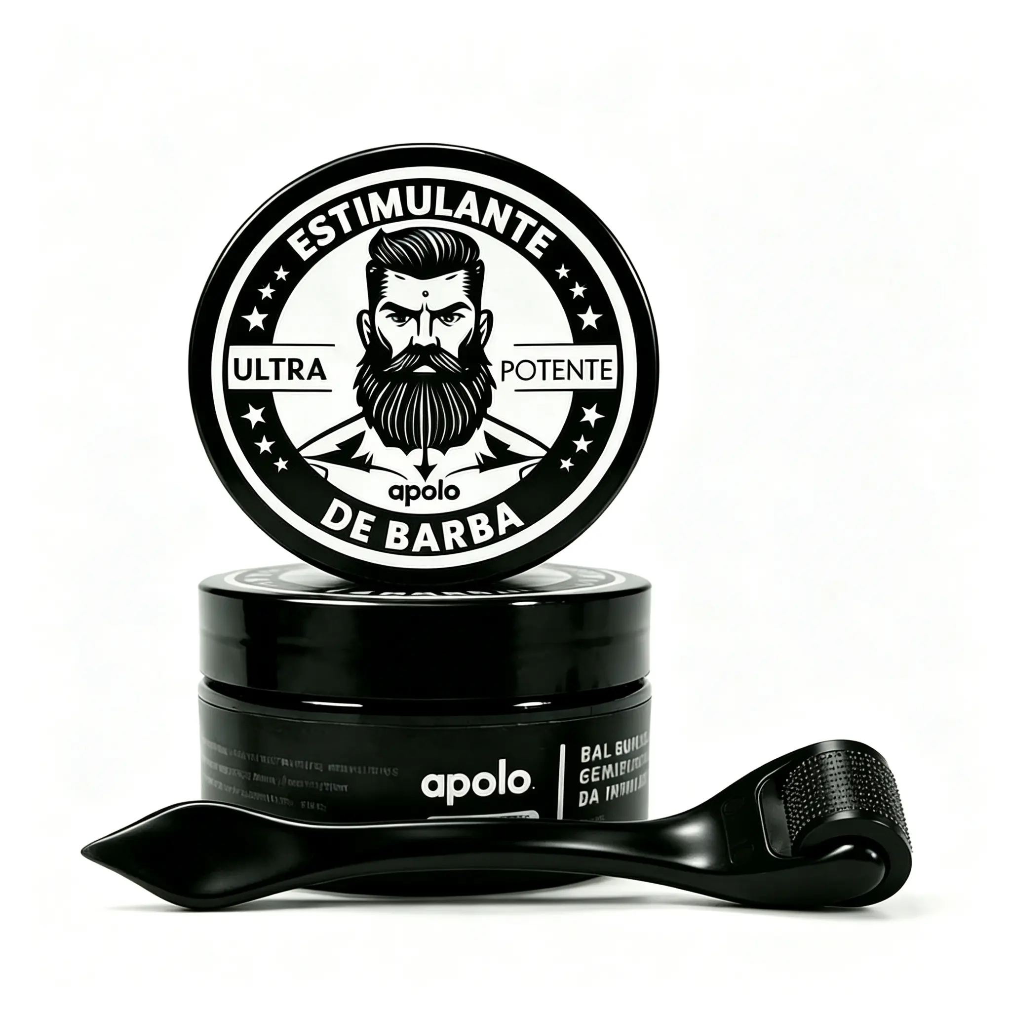 2PCSApolo Men's Extra Strong Minoxidil Beard CreambyApolo.2X: A powerful hair loss stimulant thatquicklyactivates and repairs hair follicles
