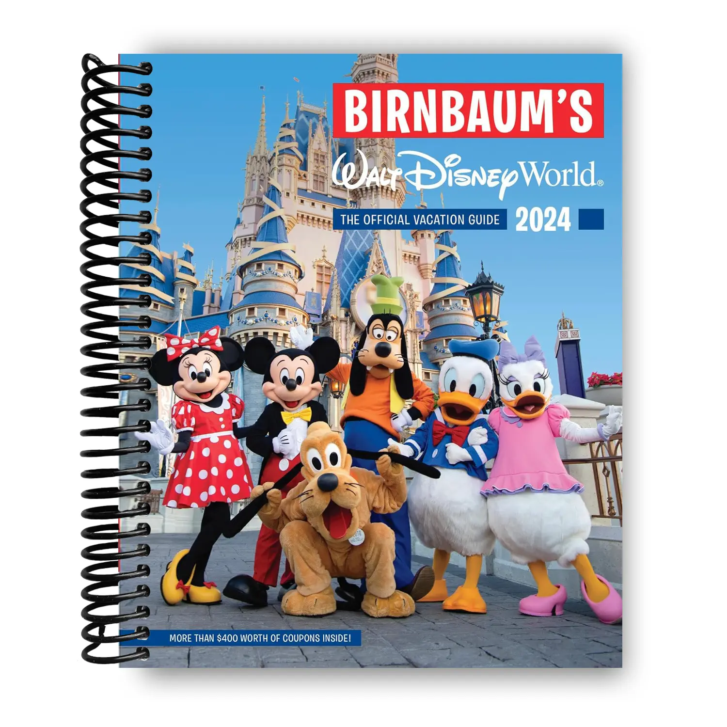 Birnbaum's 2024 Walt Disney World Official Vacation Guide - Spiral Bound Birnbaum Guides for Magic Kingdom Trips, Including Orlando International Airport Tips & Tron Lightcycle Run Coupons