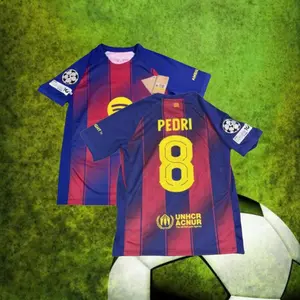 2025-26 Home Kit PEDRI #8 Short Sleeve Jersey
