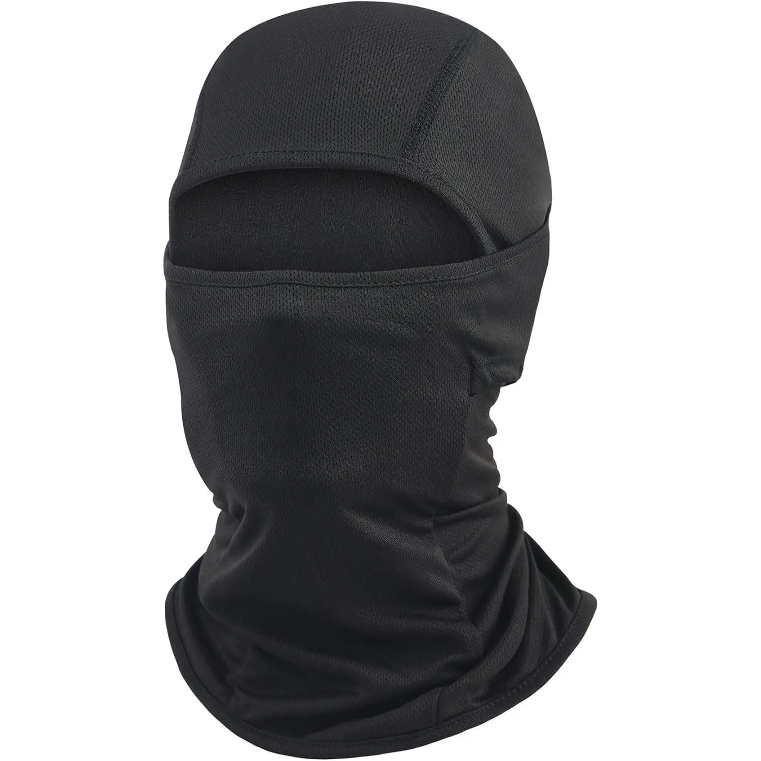 Unisex Breathable Mesh Fabric Balaclava - Full Face Mask with UV Protection, ABS Material for Hiking, Climbing, Football Outdoor Sports