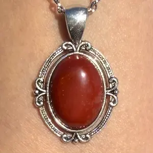 Mookaite Jasper Necklace natural gemstone #handcrafted