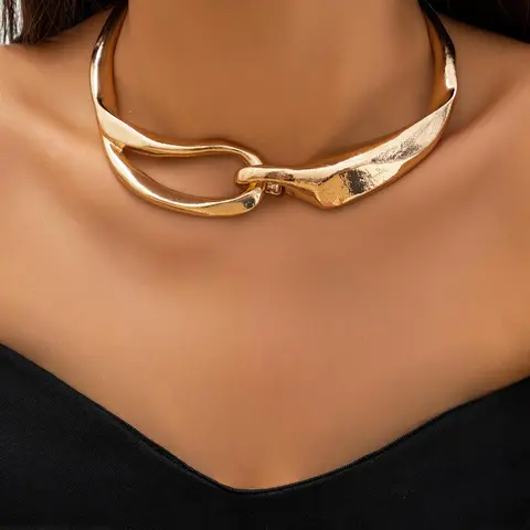 Vintage Mixed Metal for Women & Girls, Fashion Accessories for Party, Daily Clothing Decor, Trendy All-match & Exquisite Jewelry for Birthday Gift, Modern Versatile Accessories, Decorative Accessory Necklace