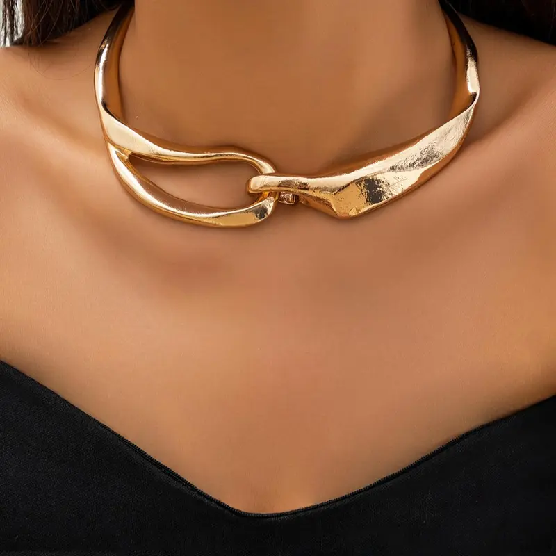 Vintage Mixed Metal for Women & Girls, Fashion Accessories for Party, Daily Clothing Decor, Trendy All-match & Exquisite Jewelry for Birthday Gift, Modern Versatile Accessories, Decorative Accessory Necklace