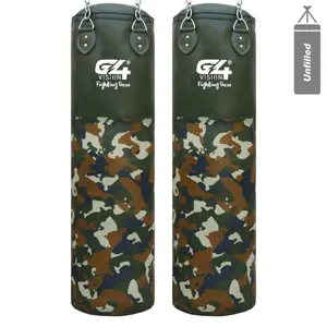 Punch Bag Genuine Leather Punching Bags Kick Boxing MMA UFC Muay Thai Training