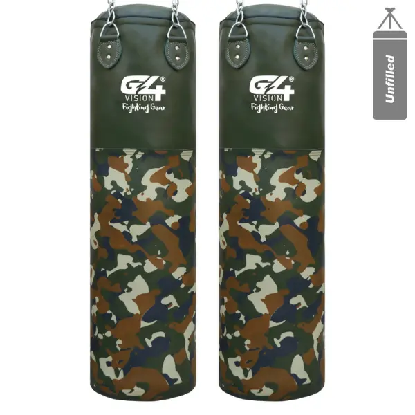 Punch Bag Genuine Leather Punching Bags Kick Boxing MMA UFC Muay Thai Training
