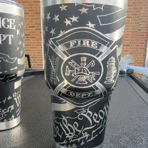 Fire Dept 30 oz Tumbler (no handle)