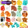 52-Piece Wooden Alphabet Animal Matching Puzzle Set for Toddlers, STEM Montessori Puzzle, ABC Peg Puzzles for Kids Ages 3-5, Preschool Learning Toy for Shape Recognition #GLOBAL PICKS