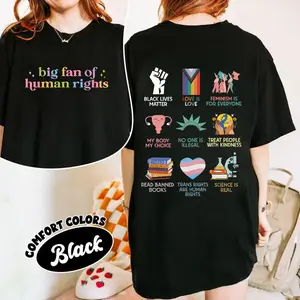 Unisex Human Rights Equality T-Shirt – Social Justice Activist Graphic Tee