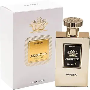 Hamidi Addicted Imperial UniSex Eau de Perfume Spray 120ml - Long Lasting Evening Fragrance with Bergamot & Red Fruits Notes