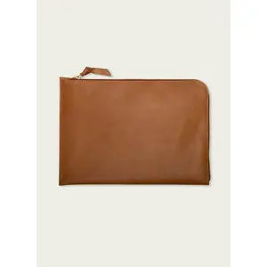 13" Leather Laptop Sleeve (tan)