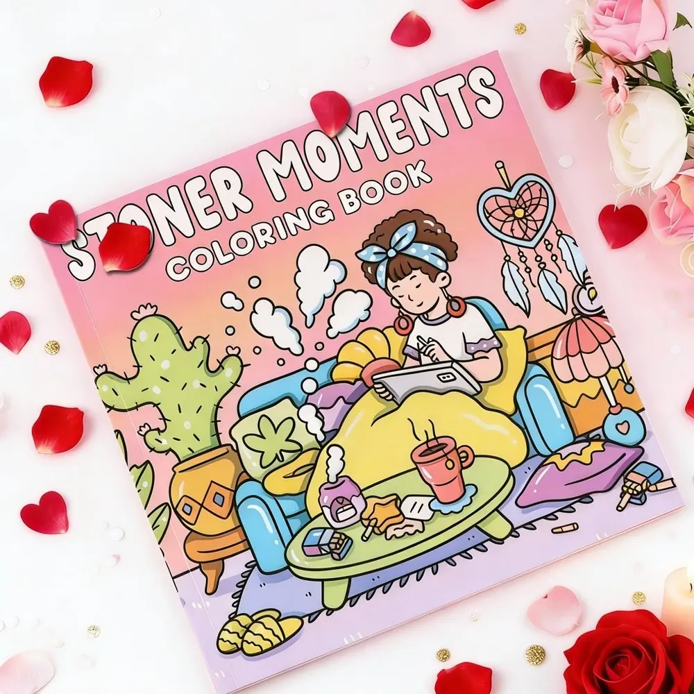 Adult Stress Relief Coloring Book, Relaxing Moments, Cozy Daily Activities, Whimsical Drawings, Relieve Pressure, Relaxation, Perfect for Adults