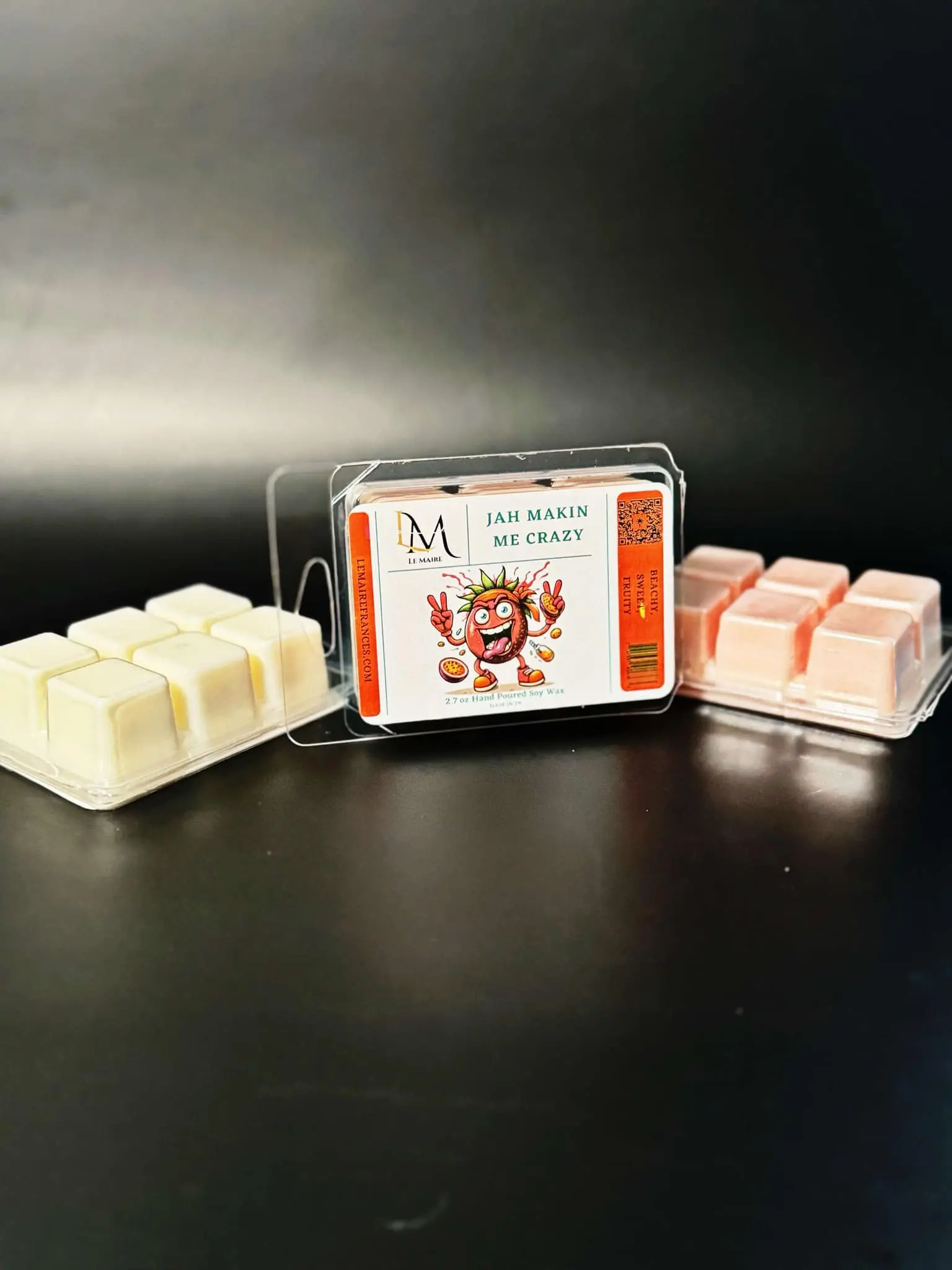 Jah Makin Me Crazy Soy Wax Melt - A Tropical Paradise with Fruity Notes of Pineapple, Mango & Coconut, Aromatherapy Home Decor Candle