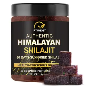 [Buy 1 Get 1] RTMGOB Pure Himalayan Shilajit Gummies for Men & Women-Energy and Stamina Sports|Daily Vitality & Overall Wellness| Vegan | 120 Count