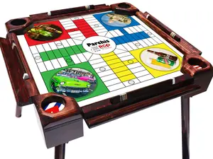 Tablero de Parchís Estilo Cuba-USA – Personalizado con Iconos Culturales, Ideal para Jugar en Familia