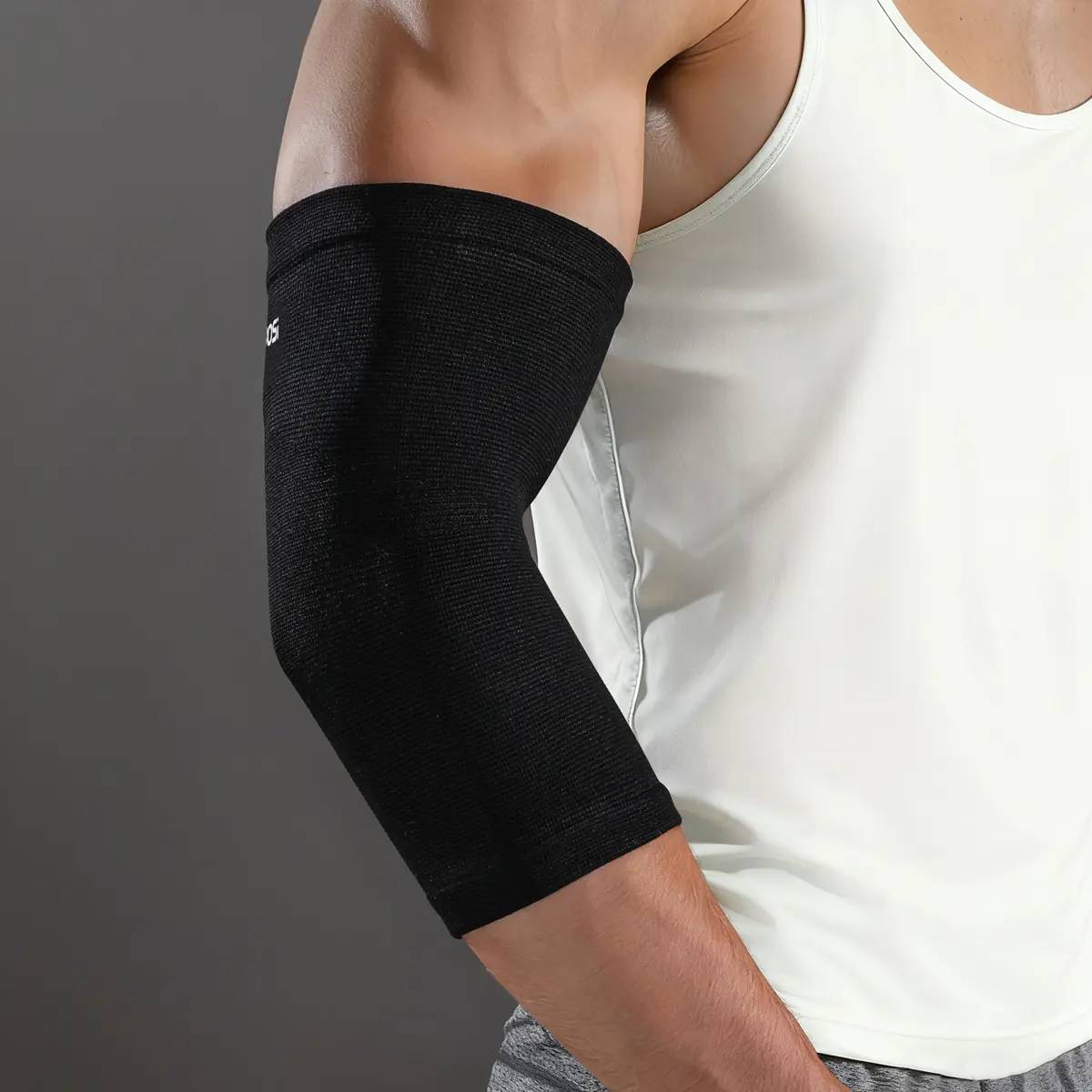 VBOSi 1 Piece Elastic Breathable Unisex Elbow Support Sleeve, Elbow Guard, Compression Brace, Compression Arm Sleeves, Arm Sleeves Cover for Sports & Daily Use, Comfortable Fit for Men & Women