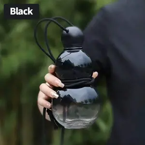 Gourd Water Bottle, 800ml Sports Water Bottle,Chinese Retro-Inspired,Travel Water Bottle For Gym,Gourd Style Water Bottle For Monkey King Game Fan