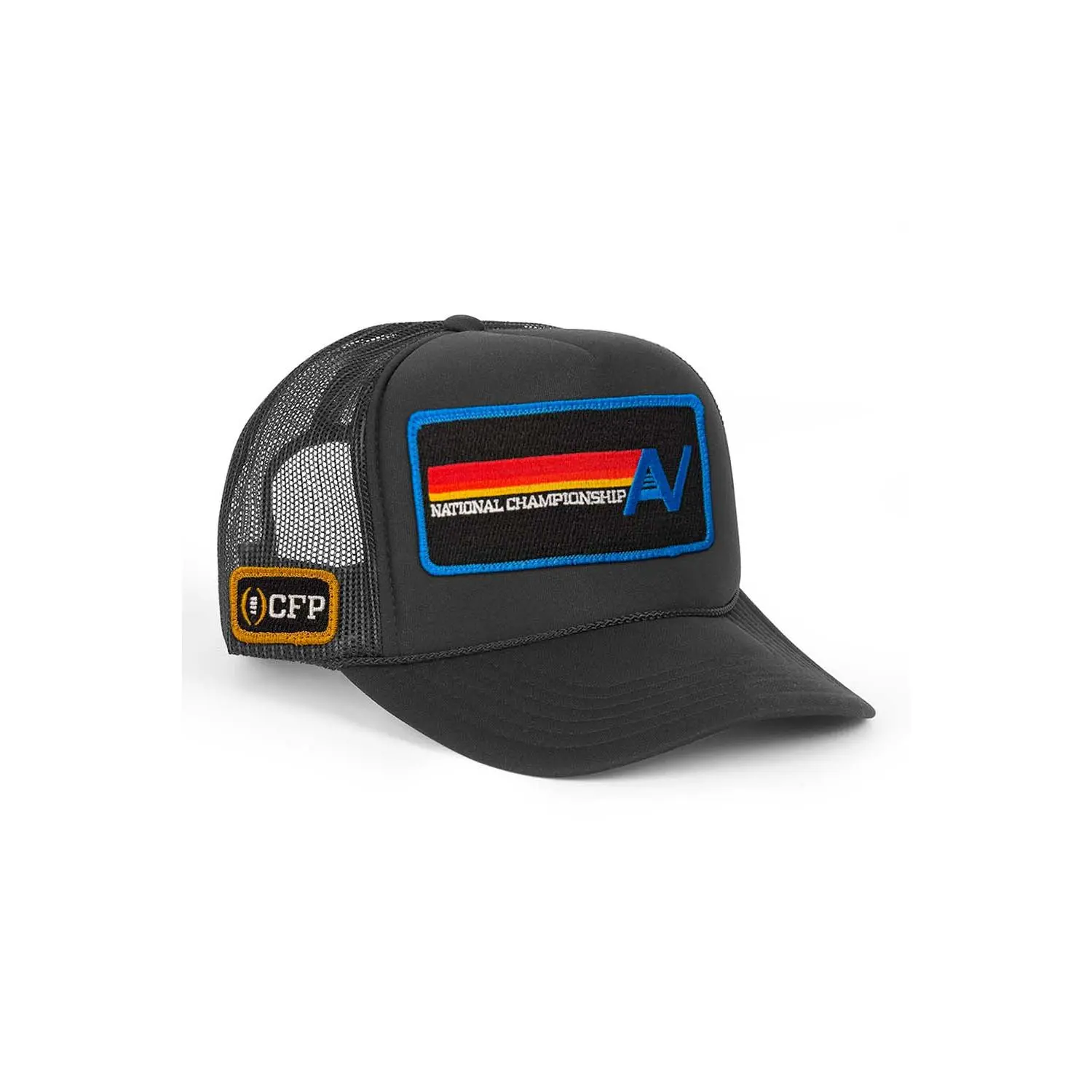 CFP NATIONAL CHAMPIONSHIP 2025 VINTAGE LOW RISE TRUCKER - BLACK