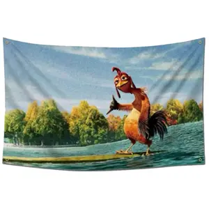 Chicken Joe 3x5 Ft Funny Flag - Tree Design Tapestry with 4 Brass Grommets, Durable Outdoor/Indoor Banner for Man Cave, College Dorm, Parties, and Gifts