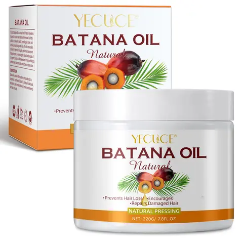 Yecuce Batana Oil -Dr. Sebi Batana Oil from Honduras Unrefined Promotes Hair thickness for Men & Women(220g) Conditioner Haircare batana  hair  oil batana  hair  oil