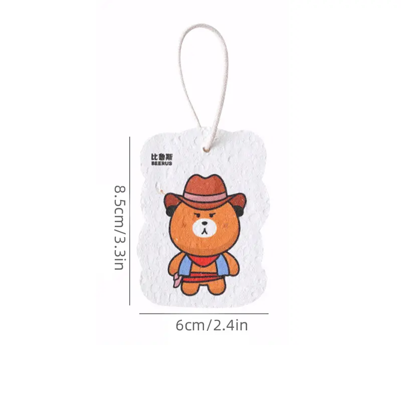 Compressed Wood Pulp Sponge Cartoon Oil Remove Dish Cloths Sponge Wipes Cleaning Tools For Kitchen