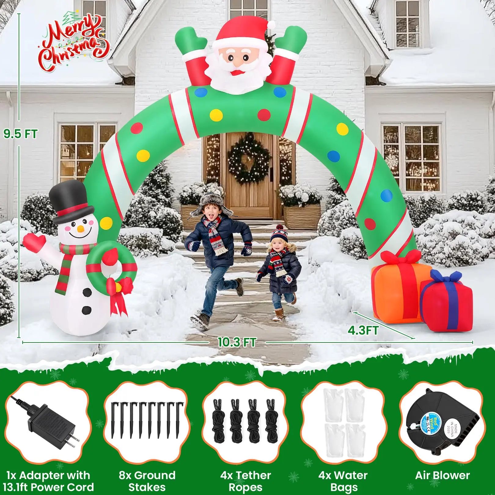 Santa Claus Arch-9.5FT