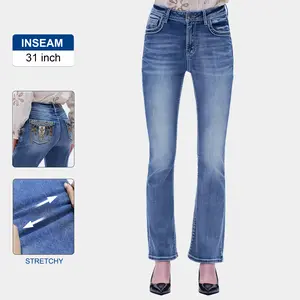 High Rise Bootcut Jeans