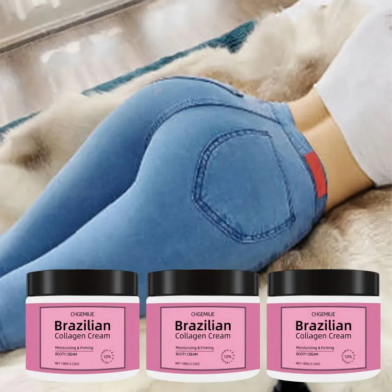 The 3-piece Brazilian hip lifting cream, Firming cream, collagen and shea butter, moisturizing cream, lifting and tightening to create a perfect hip, formaldehyde free, preservative free, all skin types can be used, women only, Lift Firm Cream