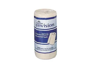 Georgia Pacific 28290 Envision Perforated Paper Towel- 11 x 8 7/8- Brown- 250/Roll- 12/Carton