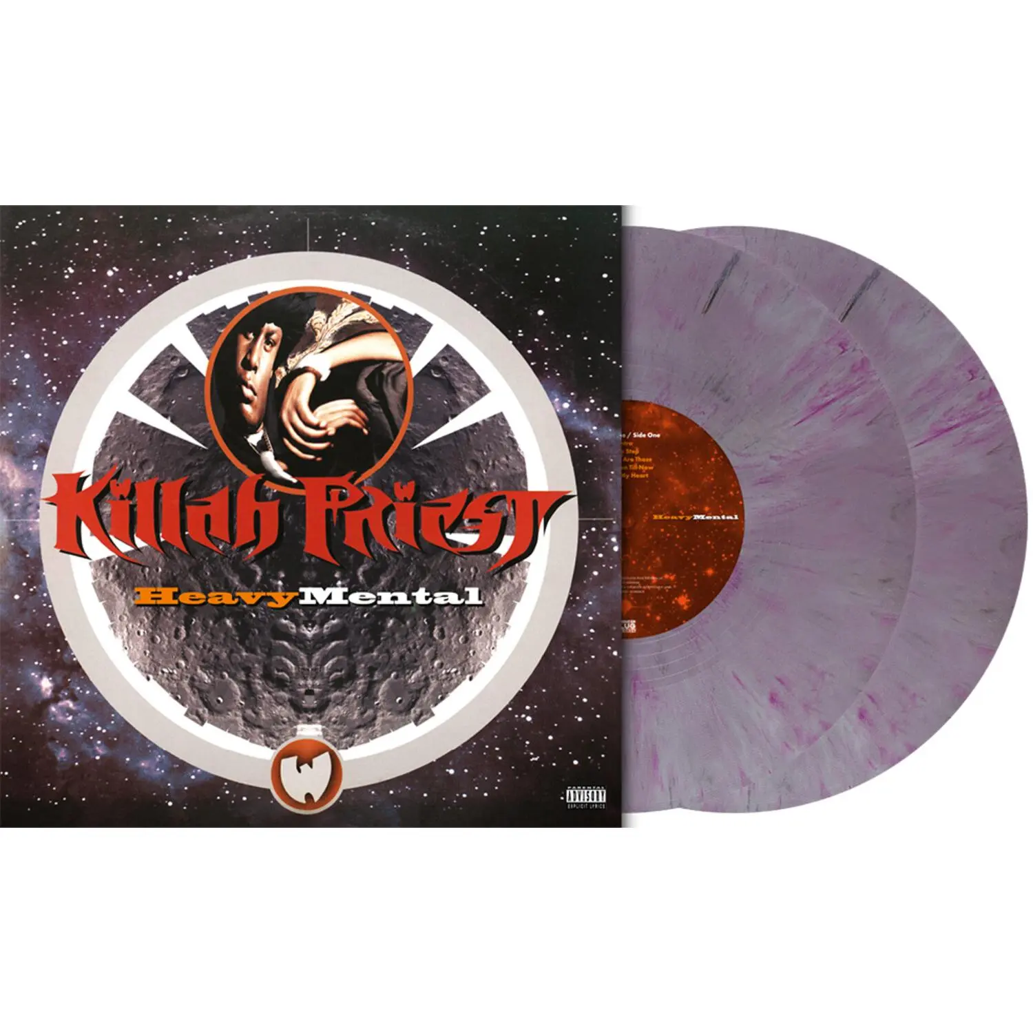 Killah Priest - Heavy Mental - Lilac Marble Vinyl  [VINYL RECORD - LP] Colored Vinyl, Purple, France - Import