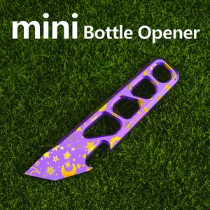 Titanium Alloy Pry Bar, Keychain Accessory, Portable Unboxing Tool, Durable and Lightweight, Ideal for Travel and Home Use