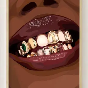 [Sale off up to 65%][Free Ship][No Frame] 3 Poster set, Black woman art. Wall art, House Decor, House Decor, Black Female art Gift Glossy Room Artistic