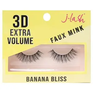 J-lash 3D Extra Volume Faux Mink Lashes - Banana Bliss