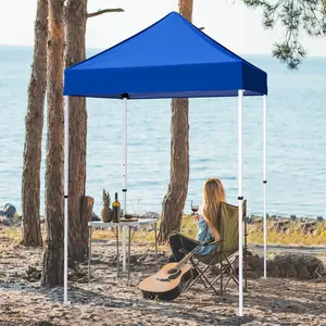 5 Ft. W x 5 Ft. D Steel Pop-Up Canopy