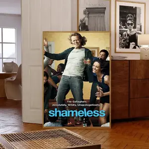 Shameless Poster | Frank Gallagher Wall Art | Unframed Canvas Print | Gift TV Show Poster