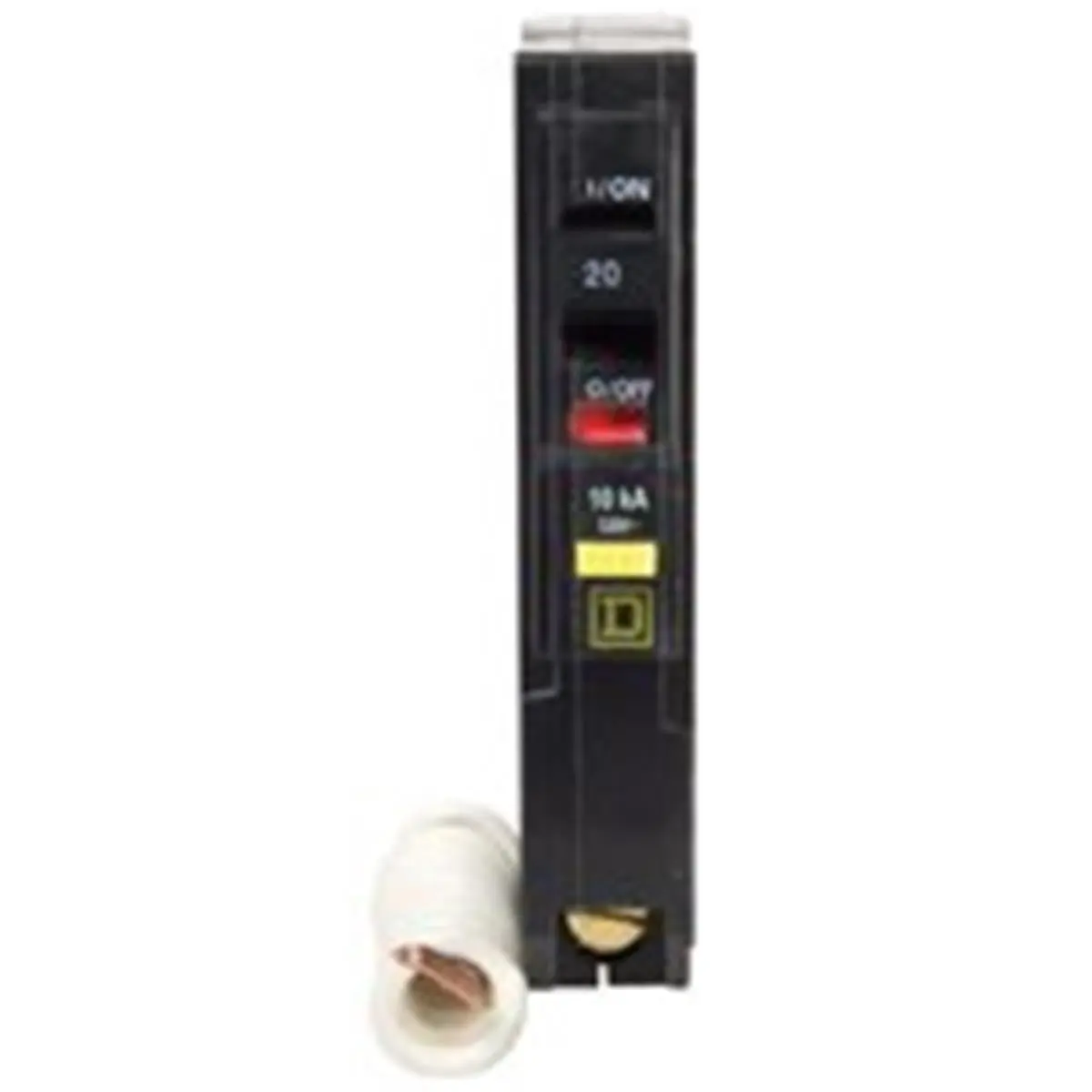Square D By Schneider Electric QO120GFICP 20A 1Pole Ground Fault Circuit Interrupter Circuit Breaker