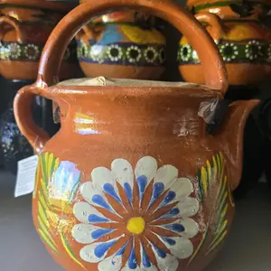 Xlarge Clay Coffee Pot for Stove Top