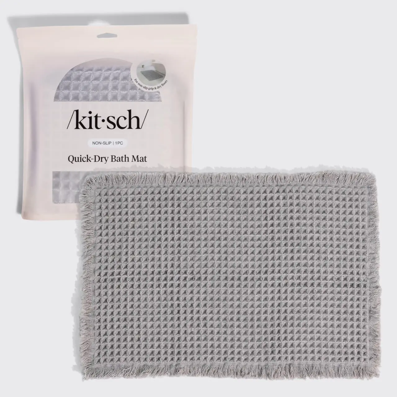 Gray Quick-Dry Bath Mat Gray Quick-Dry Bath Mat