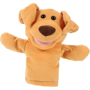 Dog Hand Puppet for Educational Animal Puppet for Storytelling Adorable Dog Design Easy to Control and Cloth Present