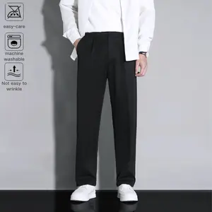 Men’s drapey dress pants — straight-leg, versatile suit trousers for everyday wear and commuting